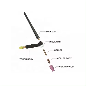 Juego de cabezales de soplete de soldadura serie ESSEN TIG WP, piezas de soplete TIG refrigeradas por aire, accesorios de repuesto para pistola de soldadura - Product Image 3
