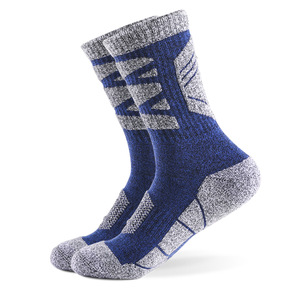 Chaussettes <span class=keywords><strong>de</strong></span> sport mi-mollet pour hommes épaissies à doublure éponge pour le cyclisme et le <span class=keywords><strong>ski</strong></span> en plein air et le <span class=keywords><strong>ski</strong></span> Chaussettes respirantes antidérapantes absorbant la sueur pour les jeunes - Product Image 1