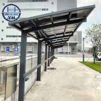 Garage personnalisé en acier pour l'extérieur, structure préfabriquée, abri imperméable en métal, abris de voiture portables, hangars, bâtiments de stockage de garage à vendre