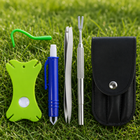 Kit de suppression des tiques 5-en-1 avec pince à tiques, stylo à tiques et pochette, extracteur de tiques pour chiens, chats et humains, outil portable pour le camping en plein air