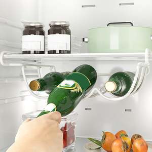 Estante <span class=keywords><strong>Universal</strong></span> para <span class=keywords><strong>Nevera</strong></span> y Vino, Soporte para Debajo del Estante, Estante de Metal para Botellas, Bebidas y Botellas de Vino - Product Image 2