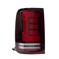 Feu arrière LED à lentille rouge pour Volkswagen Amarok 2012-2022, ensemble de feux arrière modifiés avec clignotants intégrés