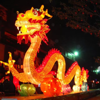 Nouveau design de dragon chinois gonflable pour la célébration du Nouvel An