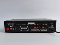 QG-2060AT Penguat Suara Publik dengan Bluetooth USB 110V Kontrol 2 Zona Independen untuk Sistem Audio Mixer Musik Latar Belakang