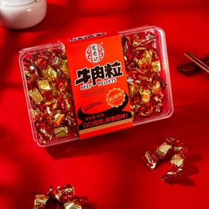 Snack de Carne de <span class=keywords><strong>Pollo</strong></span> Seca de Primera Marca Hongxiangji, OEM ODM, Sabor Salado, a Granel, 260g, Cecina Seca de Res para Panadería - Product Image 4
