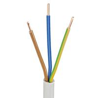 Cable de Cobre NYM-J de 4 mm y 16 A para Construcción con Aislamiento de PVC de 0.6/1 KV, Cumple con la Norma IEC para Uso Subterráneo