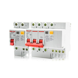 Disjoncteurs domestiques Delixi avec protection contre les fuites 1P+N 2P Triphasé 3P 4P Interrupteurs - Product Image 2