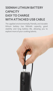 Mousseur à lait électrique portatif rechargeable par USB, écologique et puissant, pour cappuccino, mélangeur de boissons, nouveauté, en gros et en stock - Product Image 4