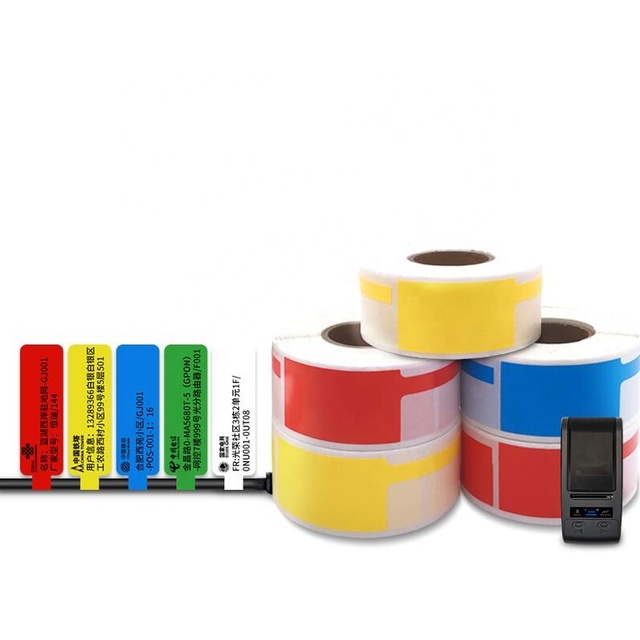DETONGER Outdoor DT60S Thermal Transfer Printer Label Synthetic Sticky Cable ID Label