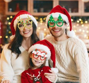 Vente en gros d'usine, lunettes de Noël écologiques réutilisables pour adultes et enfants, accessoires amusants pour fêtes - Product Image 3