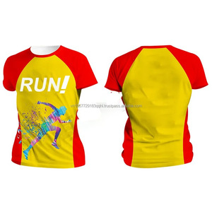 Camisetas Deportivas Personalizadas de Secado Rápido para Hombre, Ropa Deportiva para Maratón, Transpirables, de Manga Corta, Estampadas, de Poliéster, al por Mayor - Product Image 2