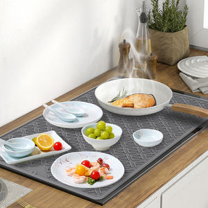 Offre Spéciale d'usine tapis <span class=keywords><strong>de</strong></span> séchage résistant à la chaleur cuisine <span class=keywords><strong>Silicone</strong></span> <span class=keywords><strong>plat</strong></span> tapis <span class=keywords><strong>de</strong></span> séchage carré <span class=keywords><strong>Silicone</strong></span> cuisinière couverture supérieure Opp sac classique - Product Image 3
