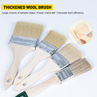 Pinceau en polyester pour la peinture des murs intérieurs, la décoration de la maison, les projets de bricolage et de peinture professionnelle