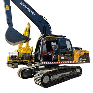 รถขุดไฮดรอลิก Hyundai HX340HD เครื่องจักรกลงานดิน Hyundai 220 R220 220vs 225 225-7 รถขุดตีนตะขาบ ราคาโรงงาน - Product Image 1
