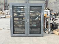 Fenêtre de sécurité antivol en aluminium à rupture thermique avec fenêtre moustiquaire en acier inoxydable et barre anti-effraction