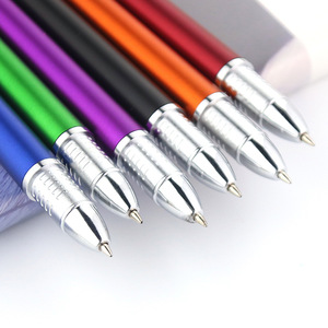Stylo bille personnalisé avec logo, corps en métal, pointe en carbure de tungstène, promotion pour entreprise et bureau avec code QR - Product Image 4