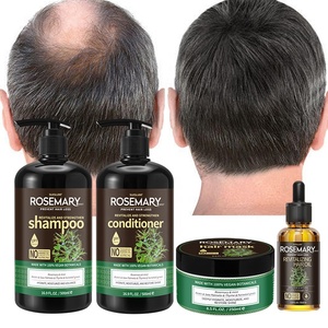 Shampooing et après-shampoing antipelliculaire à l'huile d'arbre à thé biologique pour adultes unisexe, soins capillaires chute de cheveux de 3 ans - Product Image 1