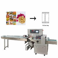 Machine d'emballage alimentaire automatique, remplissage et scellage continus, composants PLC, emballage plastique, chauffage électrique 220V