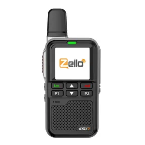 KSUN ZL38 100km 500km Unlimited Long Range Poc Walkie-talkie Cell Phone 4g Sim Card Zello Global Walkie Talkie