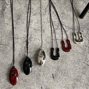 New Arrival Stainless Steel Minimalist Pendant <b>Necklace</b> | <b>Horse</b> <b>Shoe</b>, Heart, Oval, and Waterdrop Shape for Women - Product Image 2