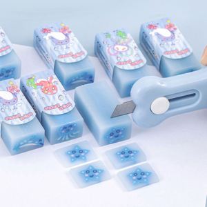 Gomme de correction en caoutchouc pour enfants, motif Monde Océan, pour la modification des dessins, fournitures scolaires pour l'école primaire, récompense - Product Image 4
