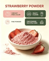 Voedingsmiddelkwaliteit wateroplosbaar aardbeipoeder aroma's aardbeienfruitpoeder aardbeienjuicepoeder