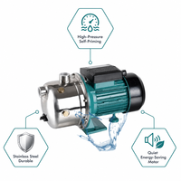 Pompe à eau électrique auto-amorçante monophasée pour eau potable, moteur silencieux, surpresseur domestique