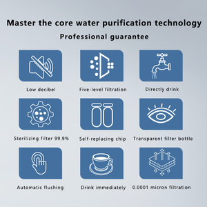 Máquina purificadora de agua comercial Ro, sistema de ósmosis inversa de 10 pulgadas, purificador de agua de cocina para uso doméstico - Product Image 3