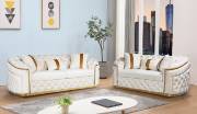 Divano Chesterfield in Velluto <span class=keywords><strong>Grigio</strong></span> 230 cm, Tre Posti con Lavorazione Trapuntata <span class=keywords><strong>e</strong></span> Dettagli Dorati, 2 Cuscini, Elegante <span class=keywords><strong>Arredamento</strong></span> per Soggiorno <span class=keywords><strong>e</strong></span> Appartamento - Product Image 4