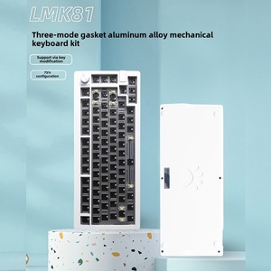 Zuoya ชุดคีย์บอร์ดเล่นเกมกลไกอะลูมิเนียมแบบ LMK81พร้อมปุ่ม RGB backlit swappable สนับสนุน3/5PIN - Product Image 2