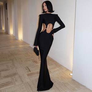 Verified Supplier Black Long Sleeve Lace Dress H M Suitable for Evening  Events | Alibaba.com