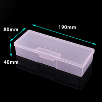 Boîte de rangement d'outils cosmétiques, mini boîte en plastique pour accessoires personnalisés