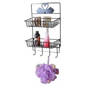 CASAMAX WL AO-9635 Organizador de Baño Moderno de Metal Montado en Pared – 50x30CM – Estante Ecológico para Artículos de Tocador y Accesorios - Product Image 1