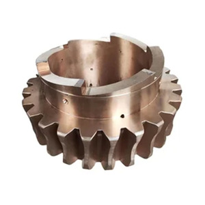 เฟืองตัวหนอนทองเหลืองเฟืองที่มีความแม่นยำสำหรับตัวลดความเร็ว - Product Image 1