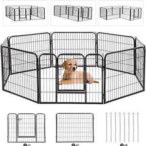 Perrera de Metal plegable para perros, valla o cercado temporal para Parque, alta resistencia, OEM - Product Image 5