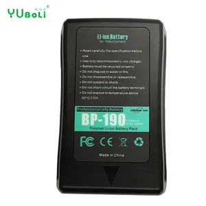 14.8V 13400mAh BP-190W BP-190 <span class=keywords><strong>V</strong></span>-lock <span class=keywords><strong>V</strong></span>-mount Batterie pour lumière LED pour <span class=keywords><strong>SONY</strong></span> HDW-800P PDW-850 650P - Product Image 1