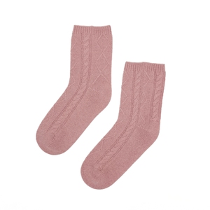 Custom Women Cashmere <strong>Socks</strong> Cable Knitted Cashmere <strong>100</strong> <strong>Wool</strong> <strong>Socks</strong> Winter Warm Soft <strong>100</strong>% Cashmere <strong>Socks</strong> - Product Image 5