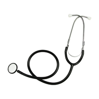 Stéthoscope manuel en acier pour enfants, certifié CE, garantie 1 an, outil essentiel pour le diagnostic médical en cardiologie
