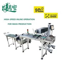 Machines de marquage laser avec unité de pagination entièrement automatique pour imprimer des dates sur les sacs d'emballage, vérifier les codes et éliminer les produits défectueux