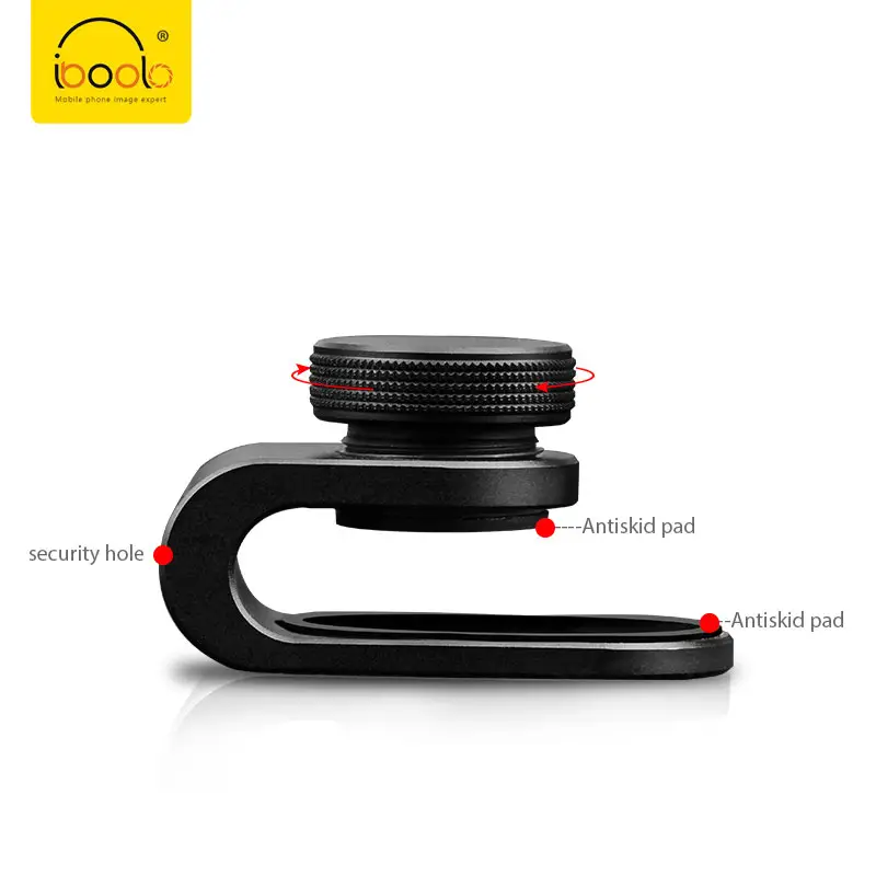 Iboolo brand super attractive mobile metal holder clip for handheld phone