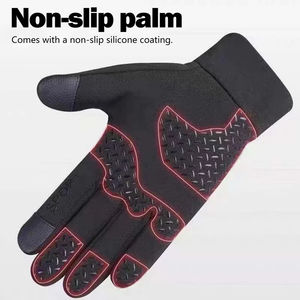 Gants de ski chauds d'hiver pour hommes gants imperméables à écran tactile coupe-vent pour la conduite de motos de snowboard gants chauds confortables - Product Image 5