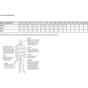2025 cuir hommes réglable côté Snap sans ceinture Chaps noir moto et Auto course porter SH1198 - Product Image 1