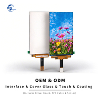 Layar LCD 5.98 inci 1440x2560 WQHD modul LCD IPS MIPI tampilan suhu lebar opsional Panel sentuh untuk headset VR AR