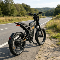 Vélo de route sportif en alliage d'aluminium 2000W 24 pouces avec moteur à moyeu arrière, batterie au lithium 48V 30Ah, vélo électrique