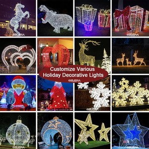 Luces Decorativas Esféricas Navideñas 3D <span class=keywords><strong>de</strong></span> Gran Tamaño para Exteriores, Centros Comerciales y Jardines, Resistentes al Agua IP65, <span class=keywords><strong>de</strong></span> Uso Comercial - Product Image 4