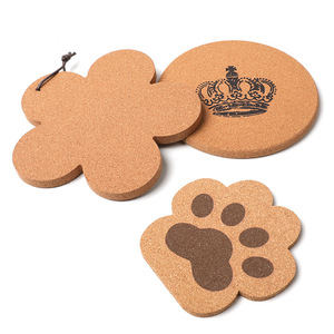 Posavasos Redondos de Corcho con Logotipo Grabado con Láser para Tazas de Té, Uso Doméstico - Product Image 3