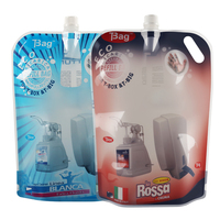 Sac d'emballage liquide pour détergent de haute qualité 3L, personnalisé, debout, avec bec verseur pour produits chimiques liquides