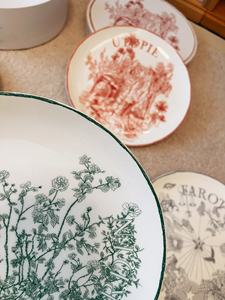 Nuevo Juego de Platos de Porcelana de 4 Piezas Estilo Europeo, Porcelana de Hueso para Cena - Product Image 3