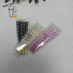 Papel de fumar marrón de 109 mm, muy vendido, personalizado con la marca de hojas de cáñamo, preconiculado, se puede imprimir con la marca de su elección. - Product Image 4