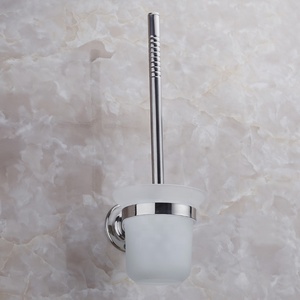 Spazzola per WC Economica, Moderna e Resistente in <span class=keywords><strong>Acciaio</strong></span> Inox con Supporto in Vetro per Accessori <span class=keywords><strong>Bagno</strong></span> - Product Image 6
